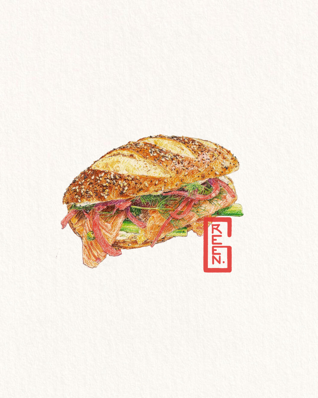 Salmon Sandwich